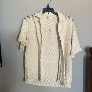 Men’s Laced Button Up Shirt